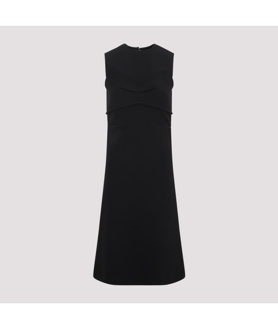 SPORTMAX Черное полиэстеровое повседневное платье, фото 2