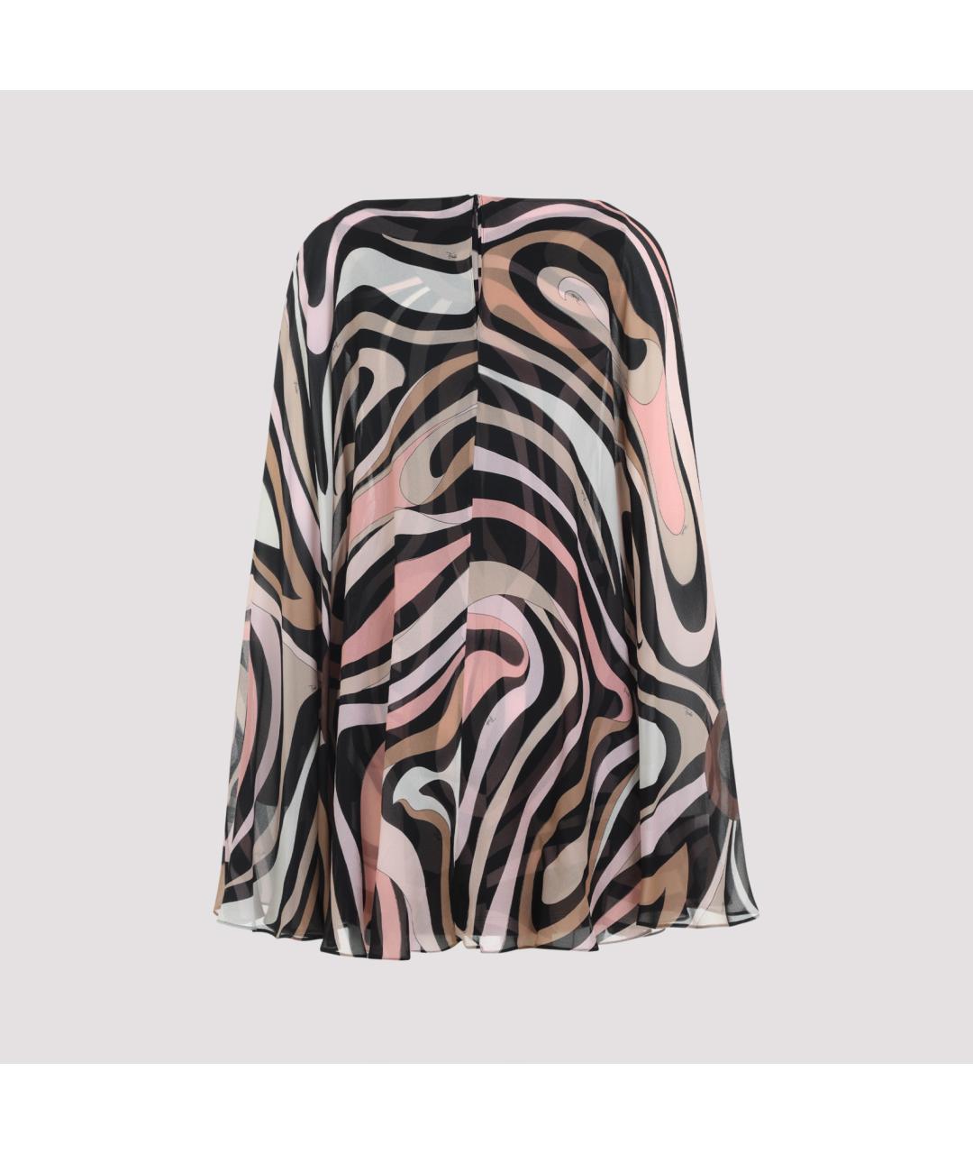 EMILIO PUCCI Мульти вискозное коктейльное платье, фото 4
