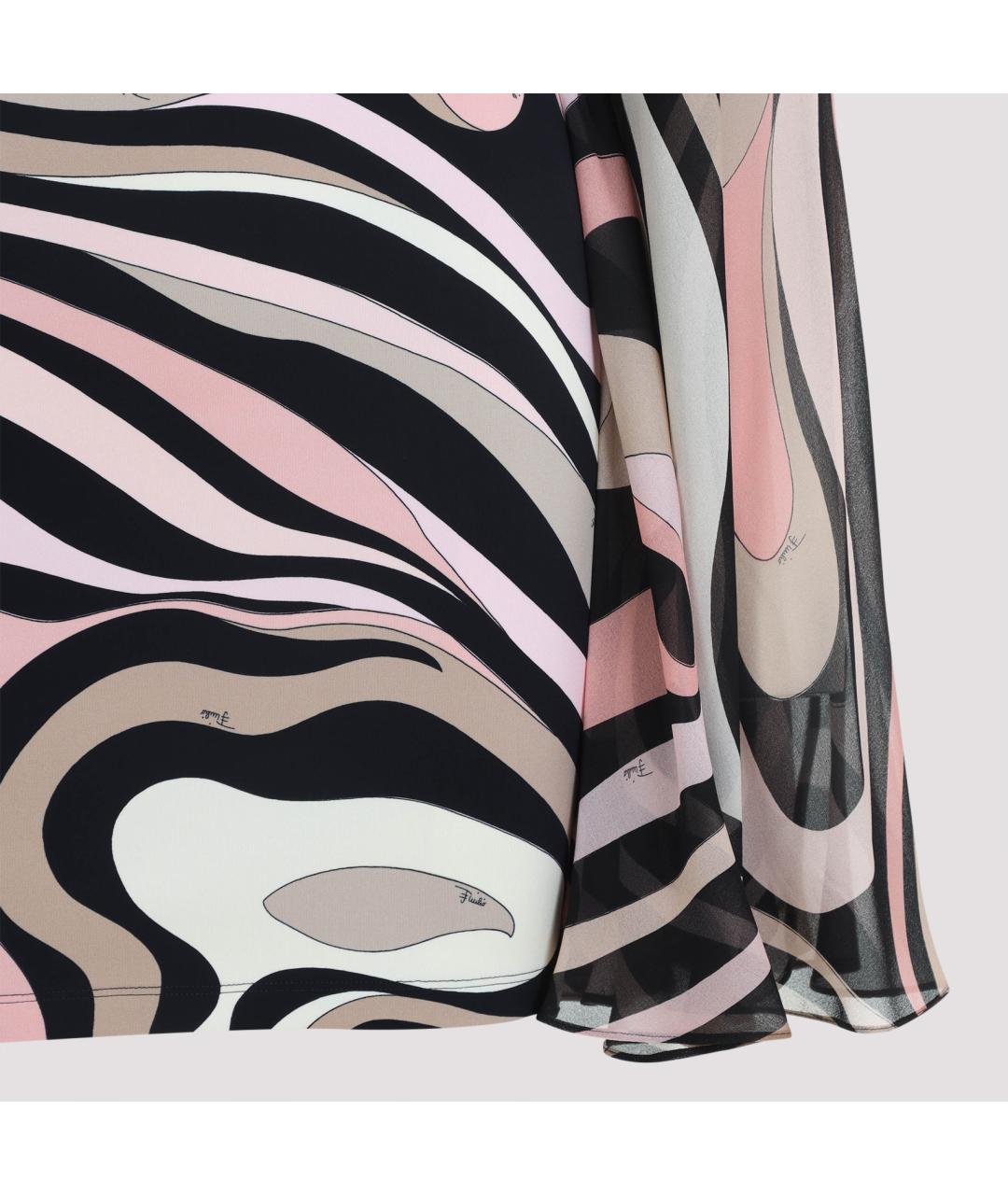 EMILIO PUCCI Мульти вискозное коктейльное платье, фото 6