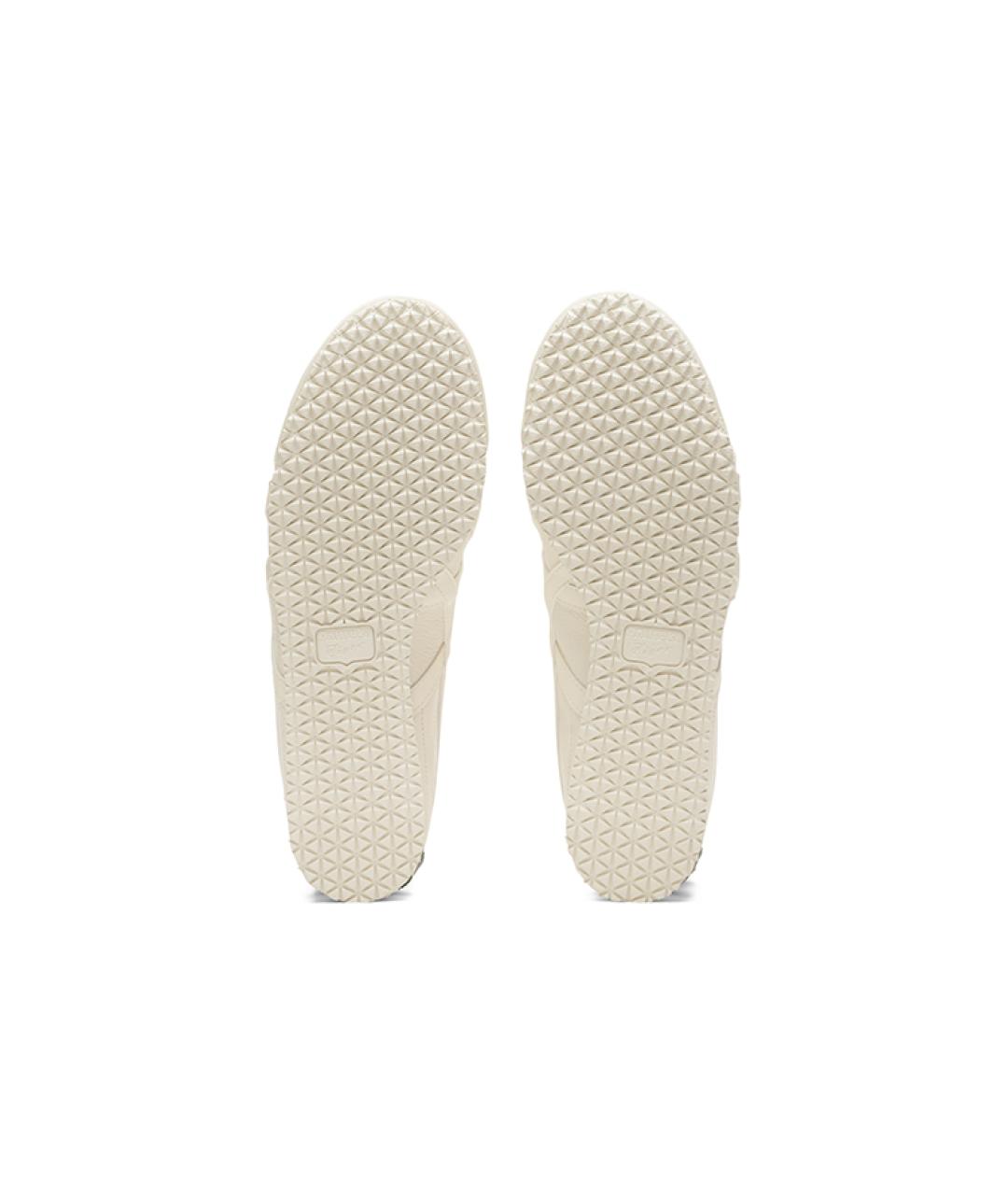 ONITSUKA TIGER Бежевые кожаные кроссовки, фото 6