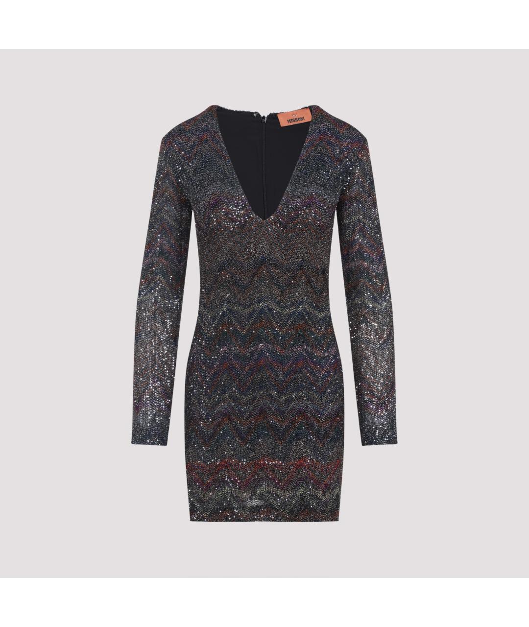 MISSONI Мульти вискозное повседневное платье, фото 3