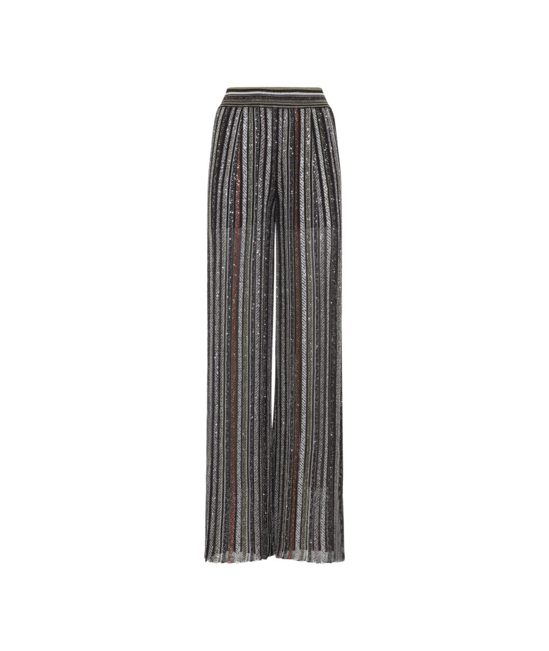 MISSONI Мульти вискозные прямые брюки, фото 1