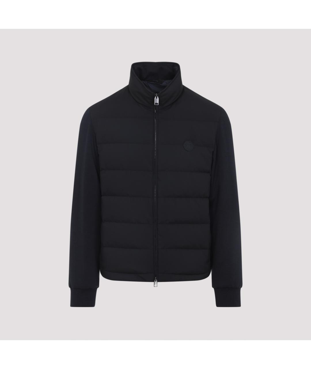 BRIONI Темно-синяя полиэстеровая куртка, фото 2