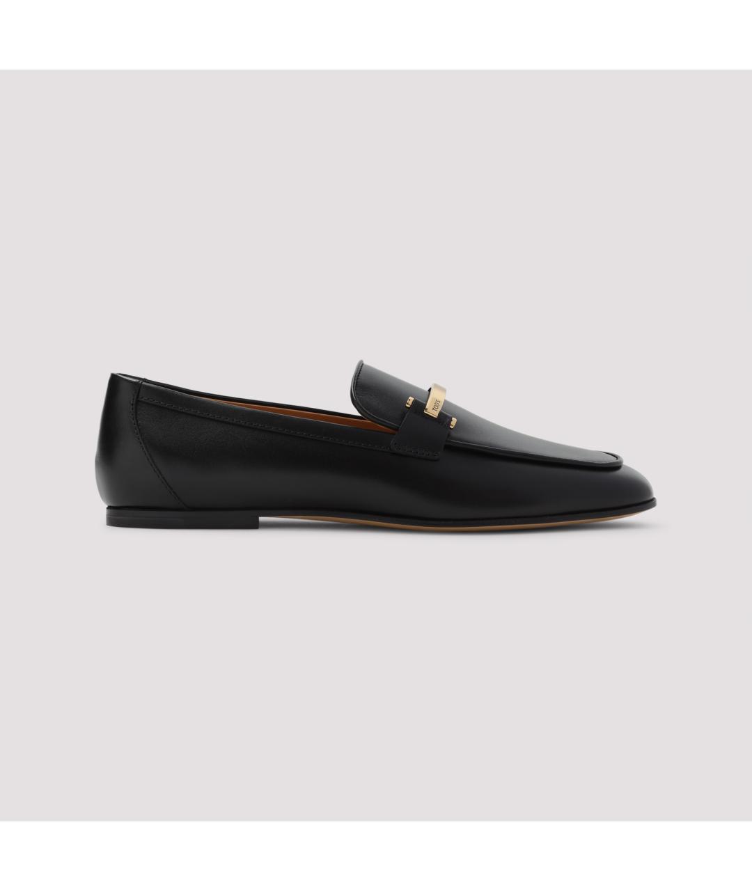 TOD'S Черные кожаные лоферы, фото 3