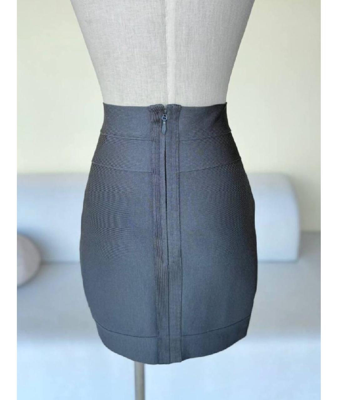 HERVE LEGER Юбка мини, фото 2