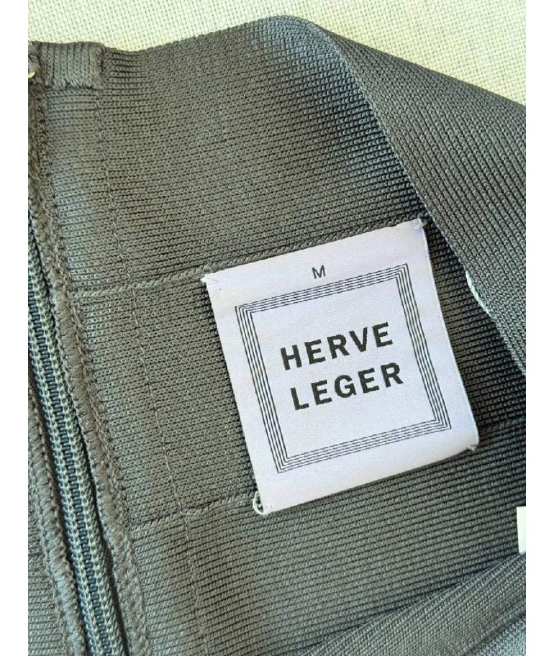 HERVE LEGER Юбка мини, фото 3