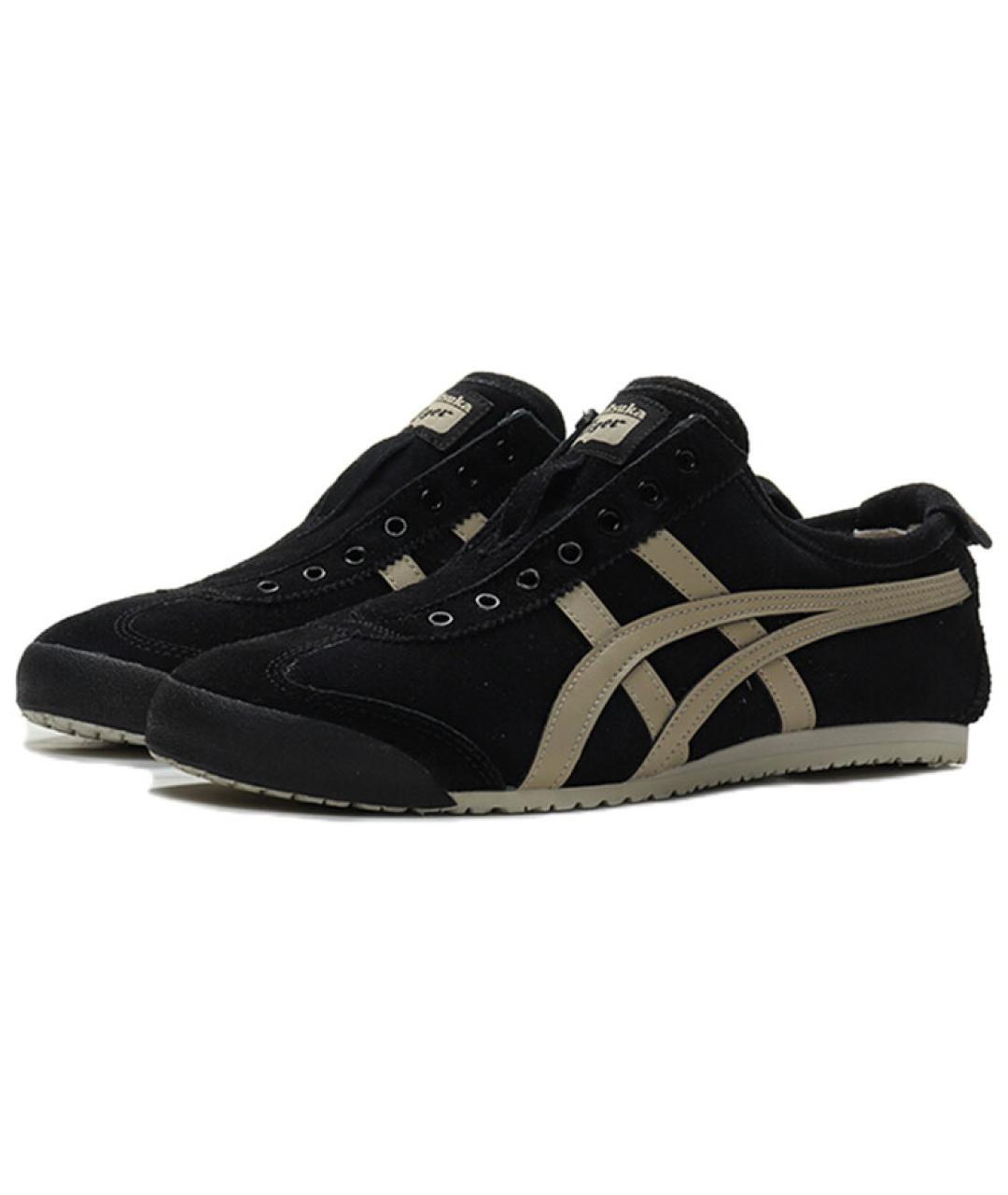 ONITSUKA TIGER Черные замшевые кеды, фото 3