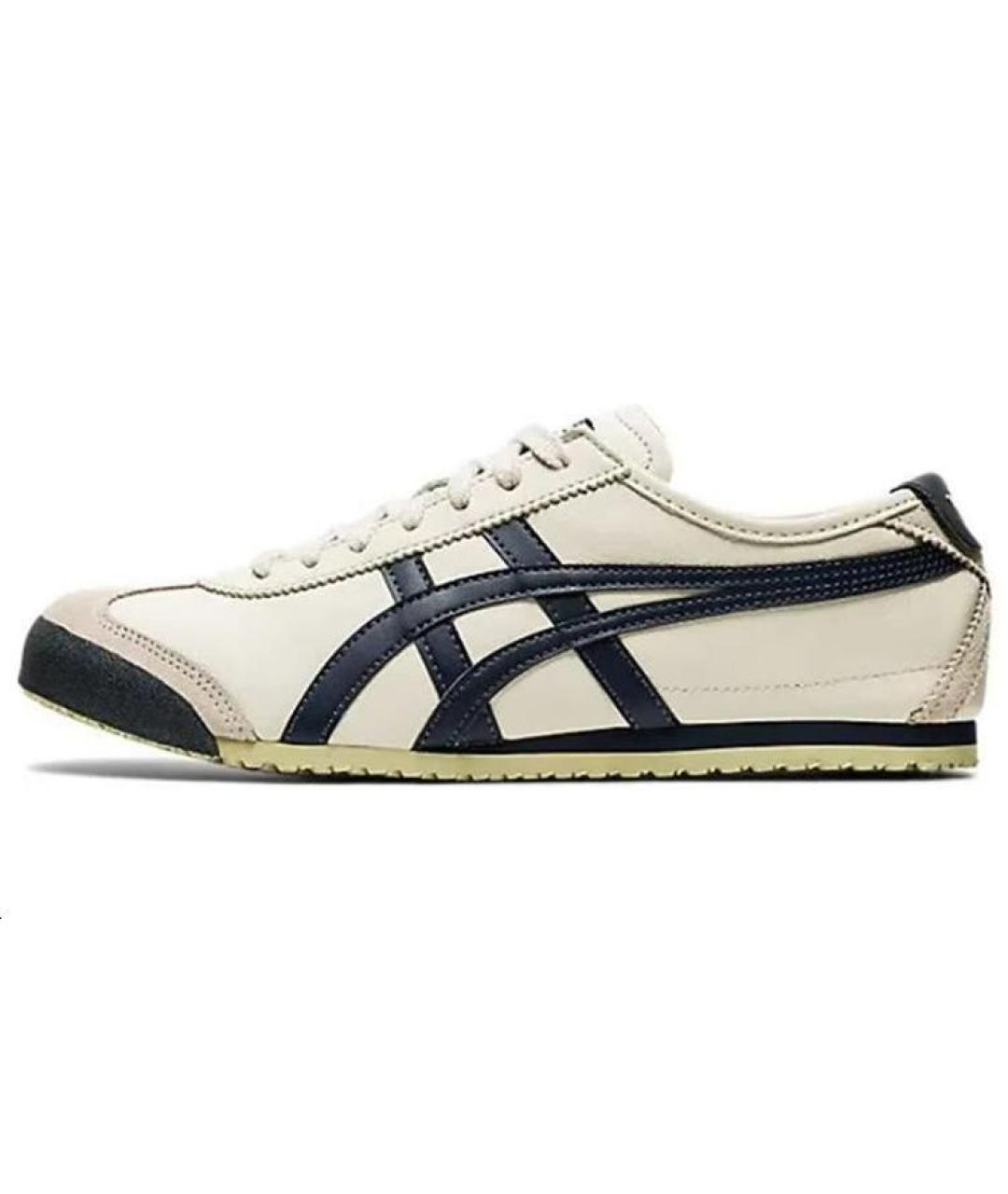 ONITSUKA TIGER Бежевые кожаные кроссовки, фото 8
