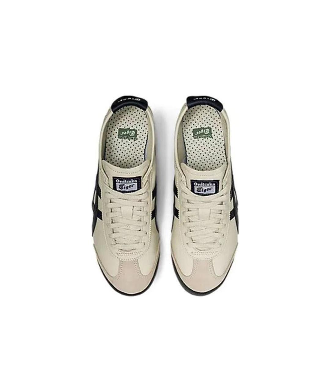 ONITSUKA TIGER Бежевые кожаные кроссовки, фото 5