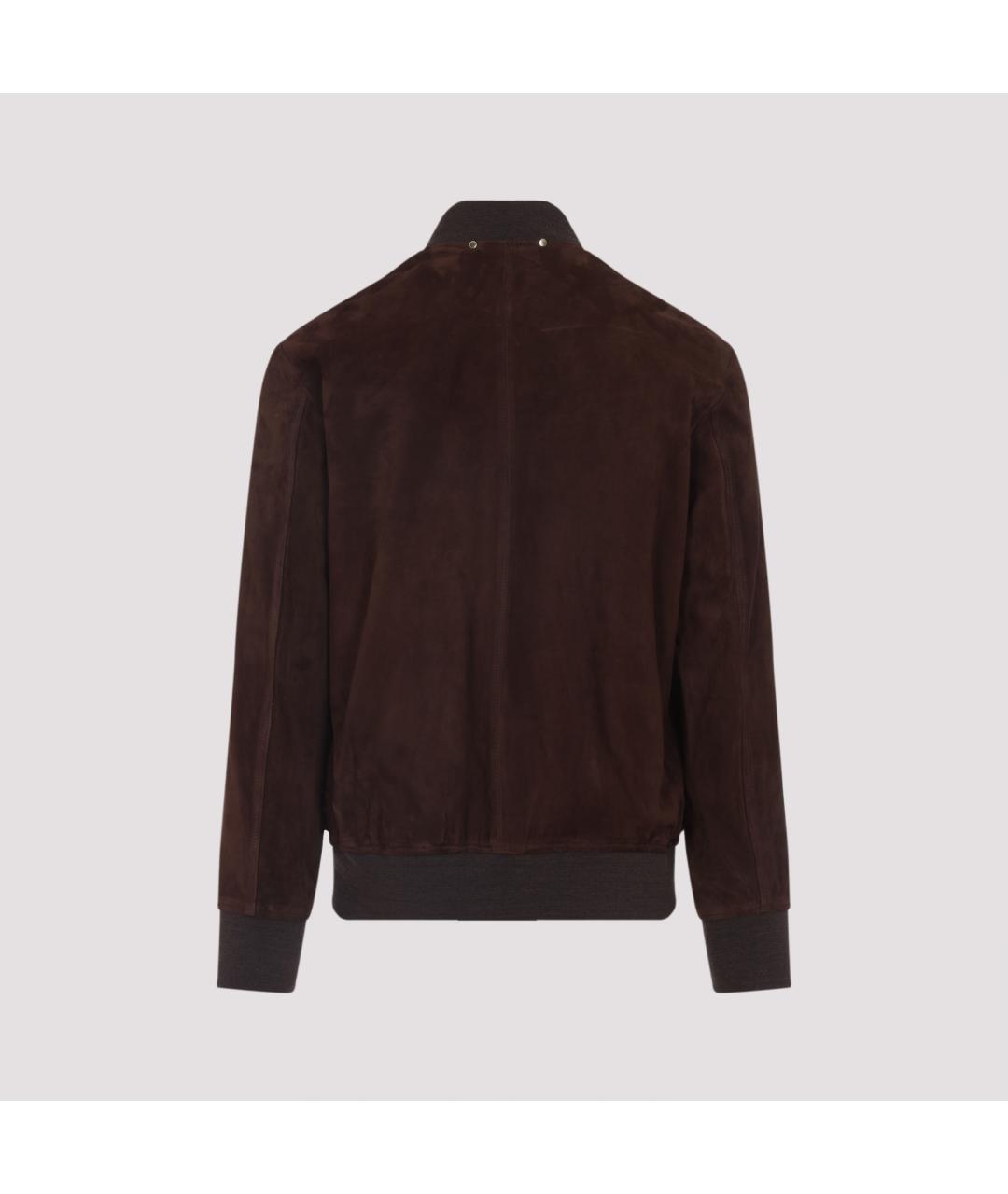PAUL SMITH Бордовая замшевая куртка, фото 4