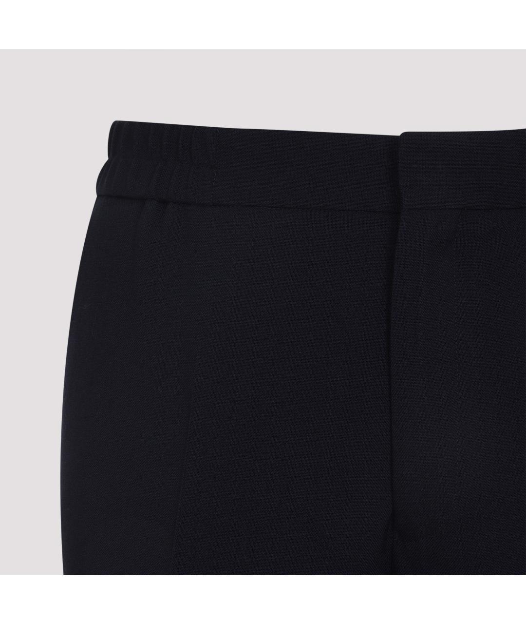 PAUL SMITH Темно-синие шерстяные повседневные брюки, фото 5