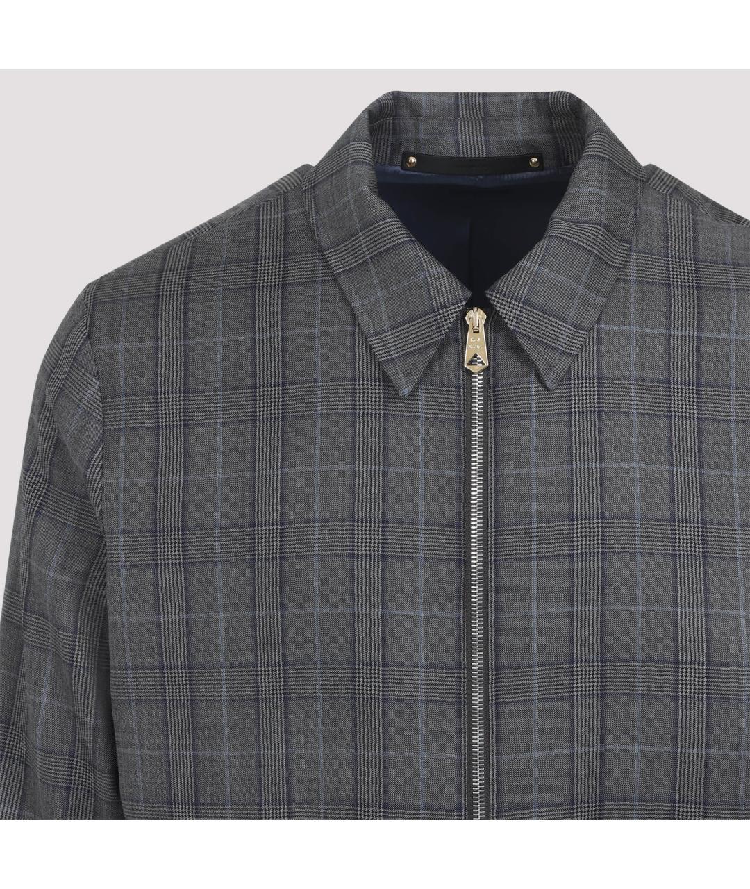 PAUL SMITH Серая шерстяная куртка, фото 5