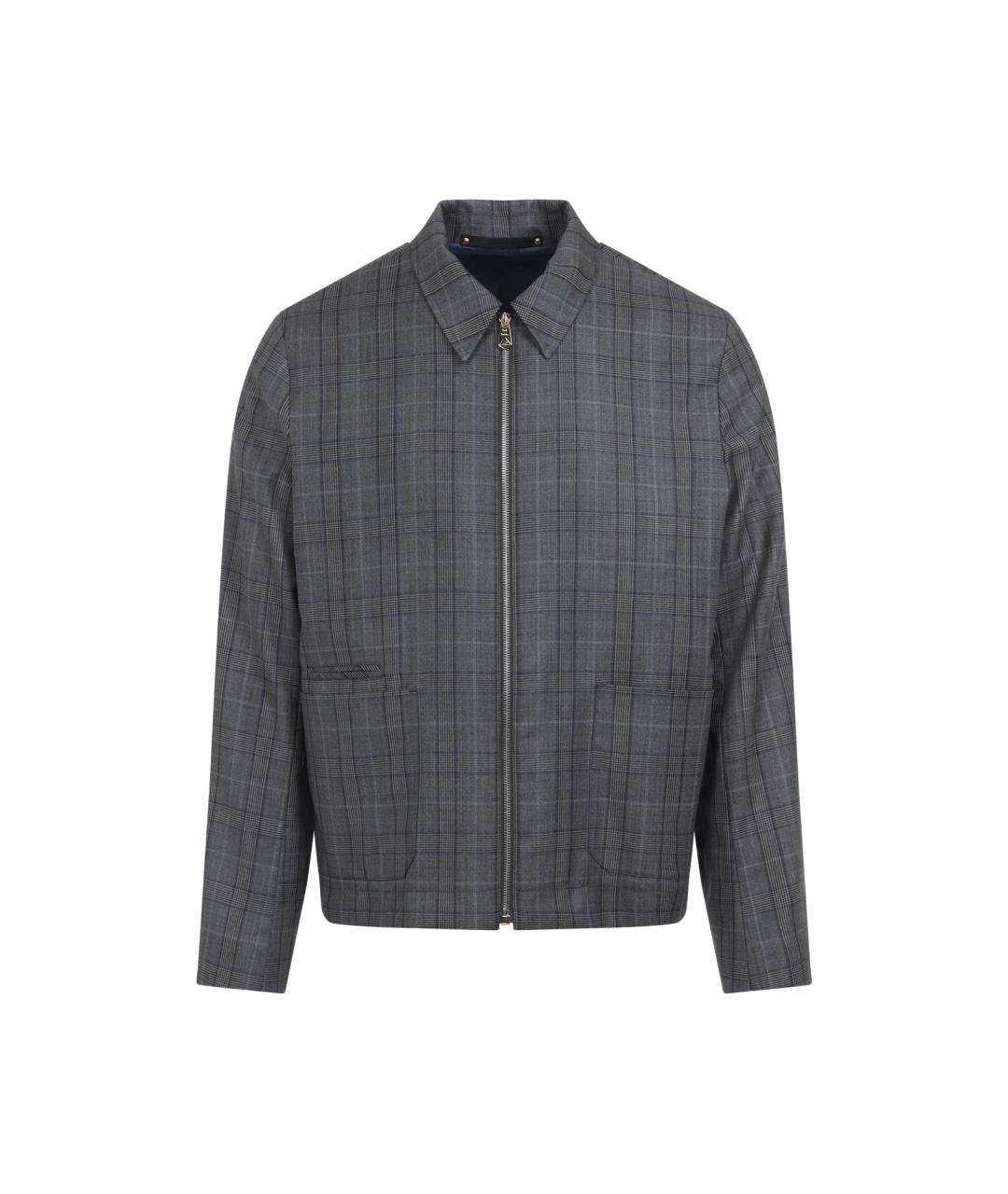 PAUL SMITH Серая шерстяная куртка, фото 1
