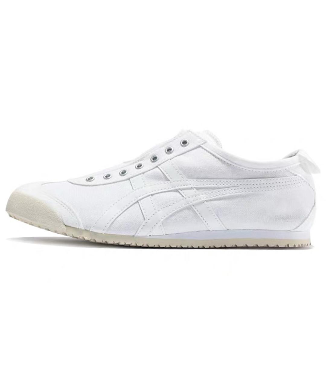 ONITSUKA TIGER Белые текстильные кеды, фото 6