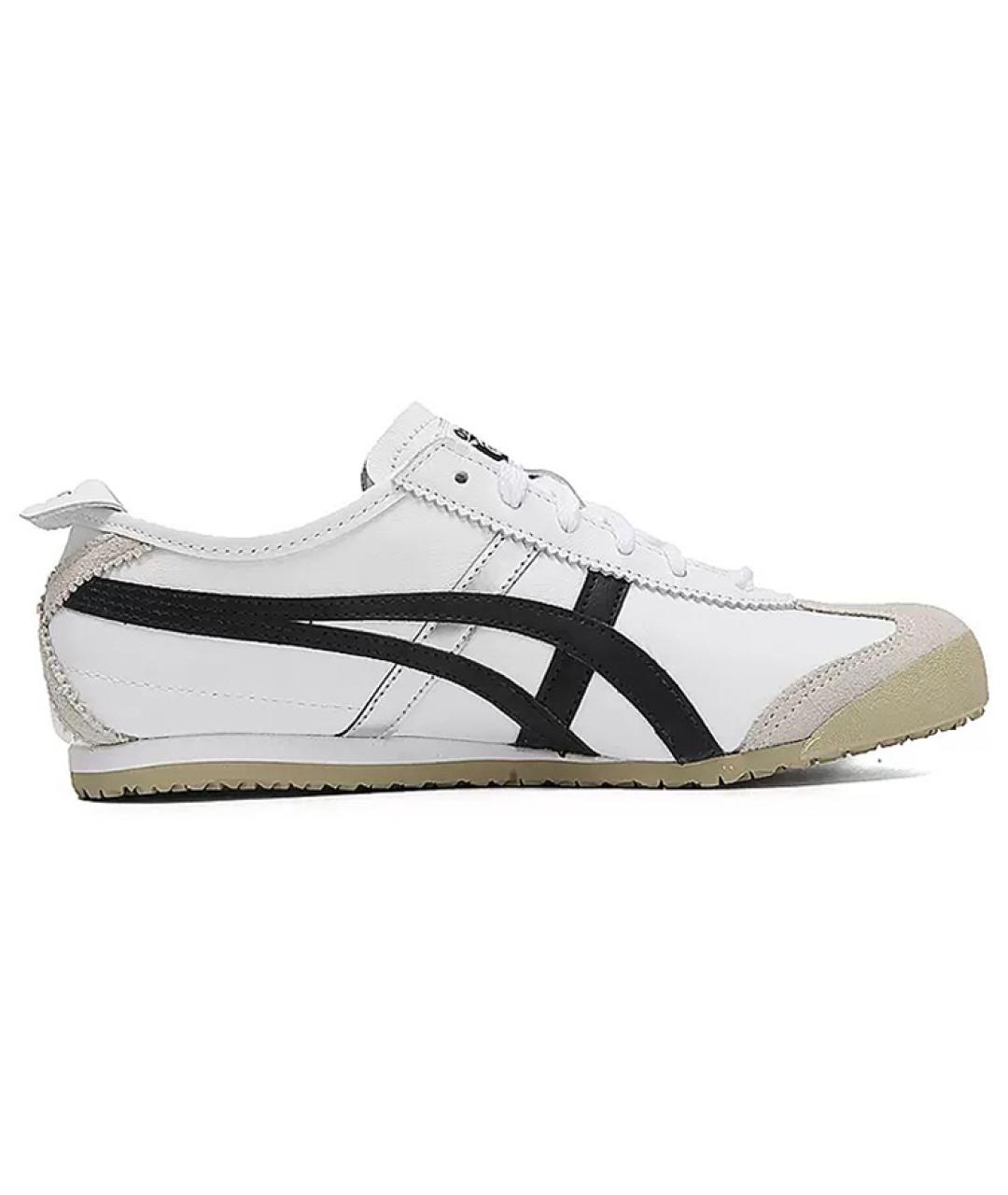 ONITSUKA TIGER Белые кожаные низкие кроссовки / кеды, фото 1