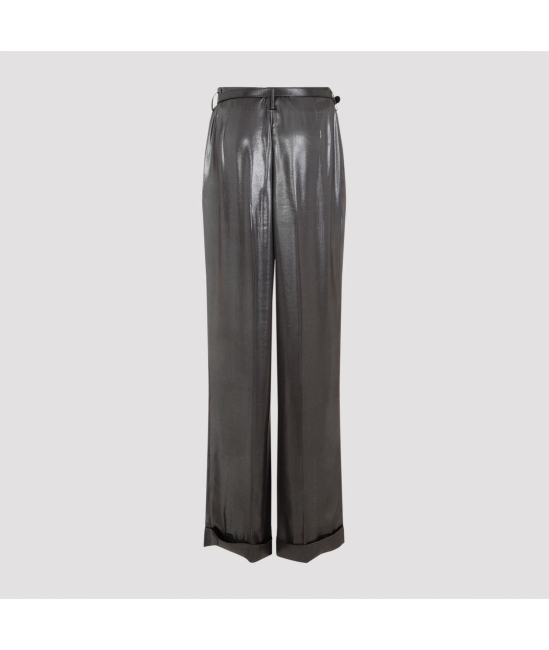 RALPH LAUREN Мульти синтетические прямые брюки, фото 4