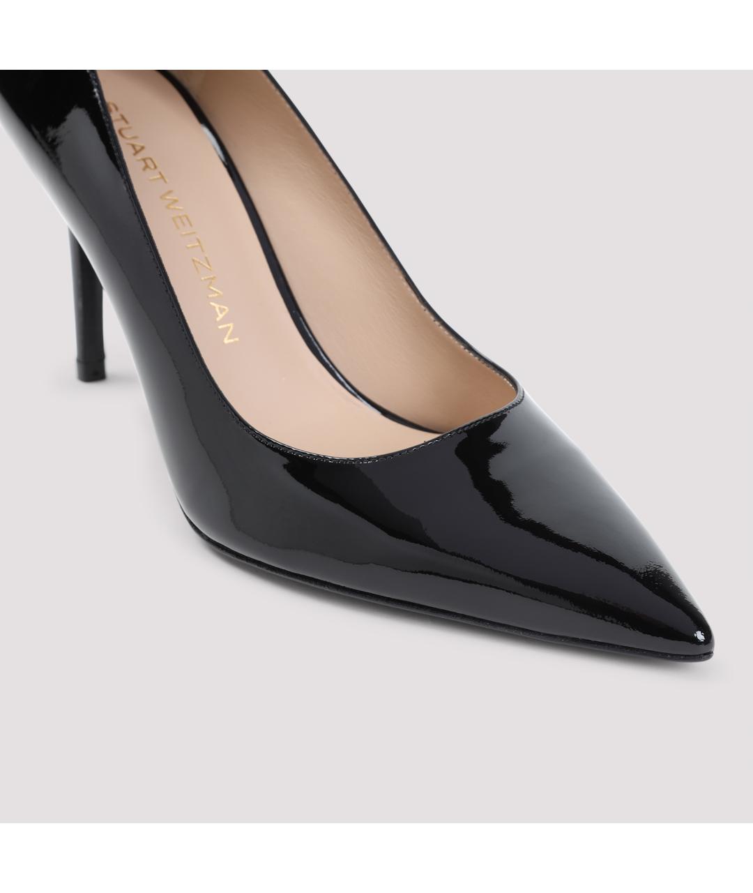 STUART WEITZMAN Черные туфли из лакированной кожи, фото 6