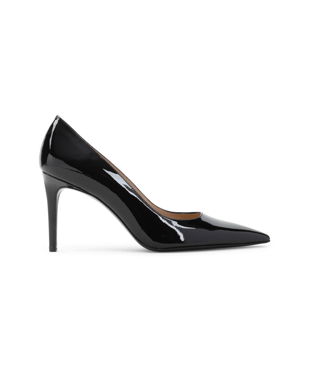 STUART WEITZMAN Черные туфли из лакированной кожи, фото 1