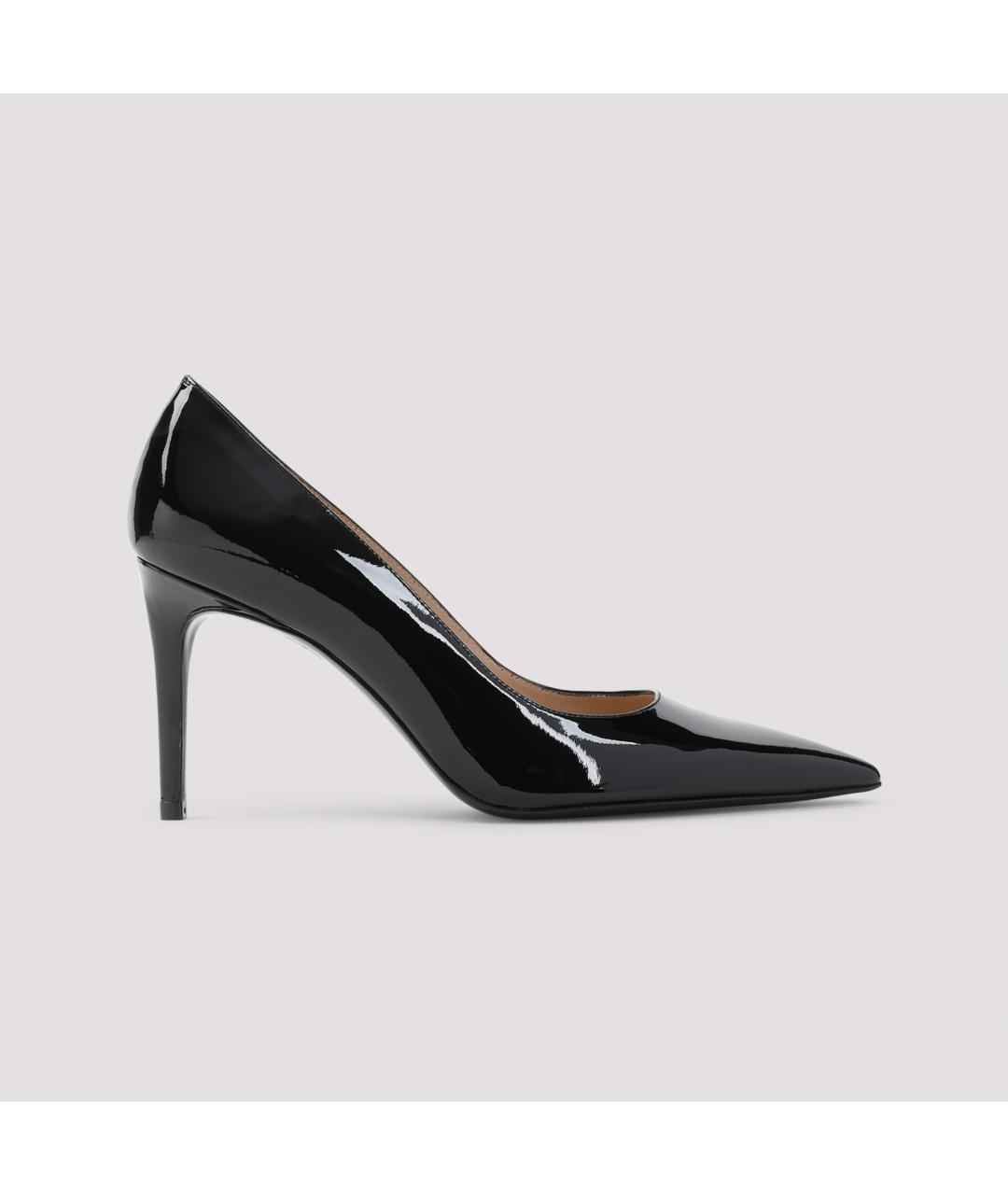 STUART WEITZMAN Черные туфли из лакированной кожи, фото 3