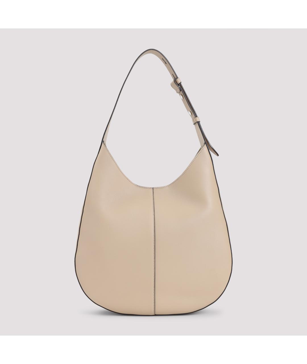 TOD'S Бежевая кожаная сумка через плечо, фото 4