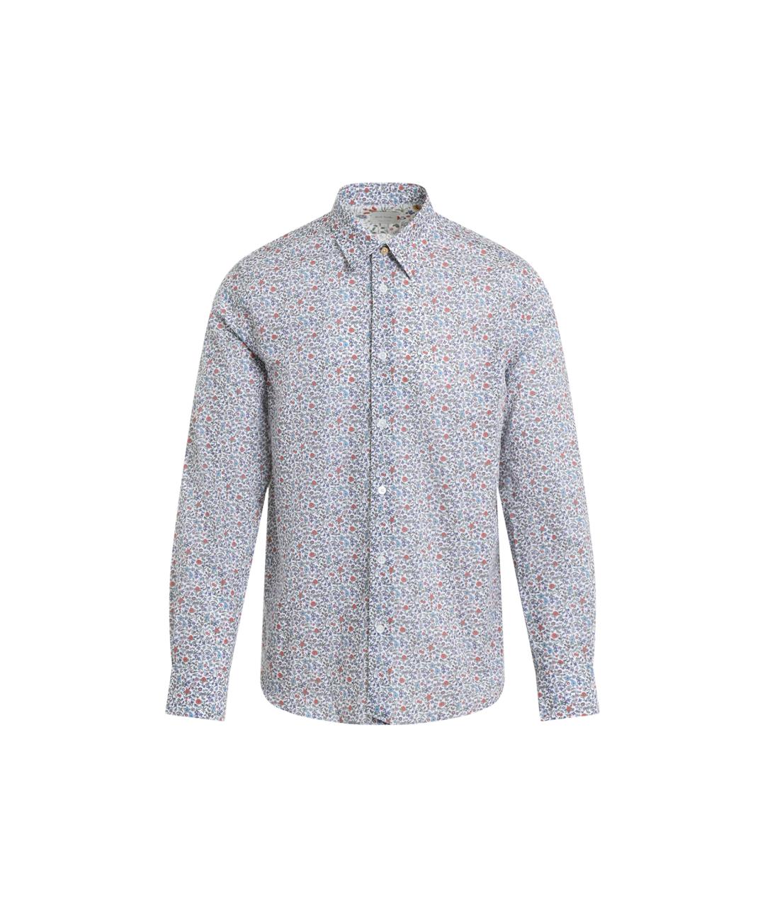 PAUL SMITH Голубая хлопковая кэжуал рубашка, фото 1