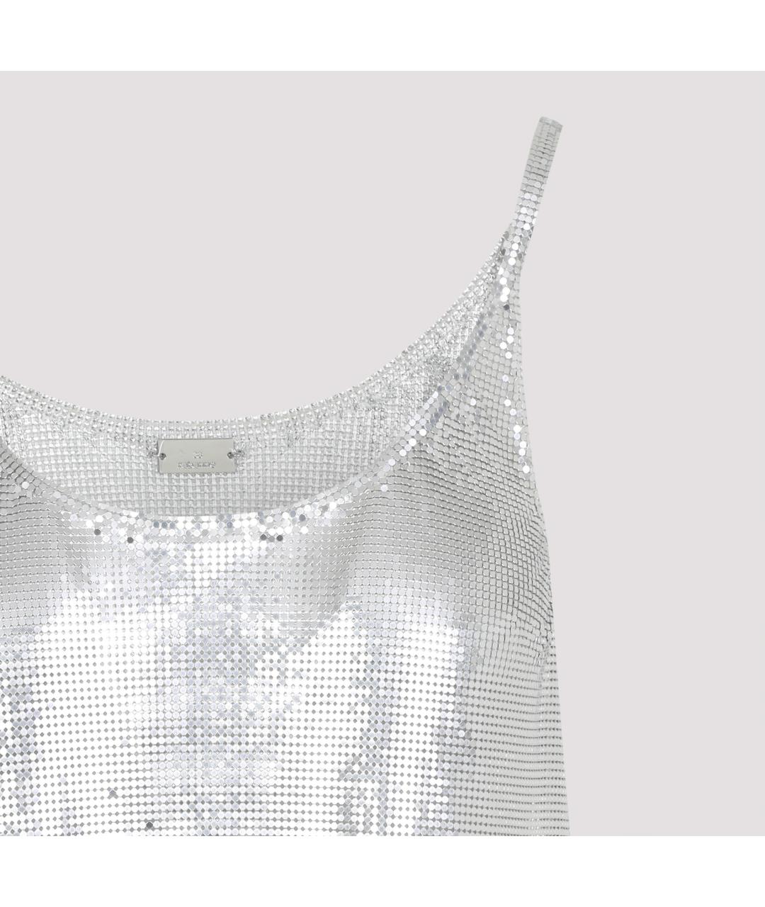 PACO RABANNE Серебряная блузы, фото 5