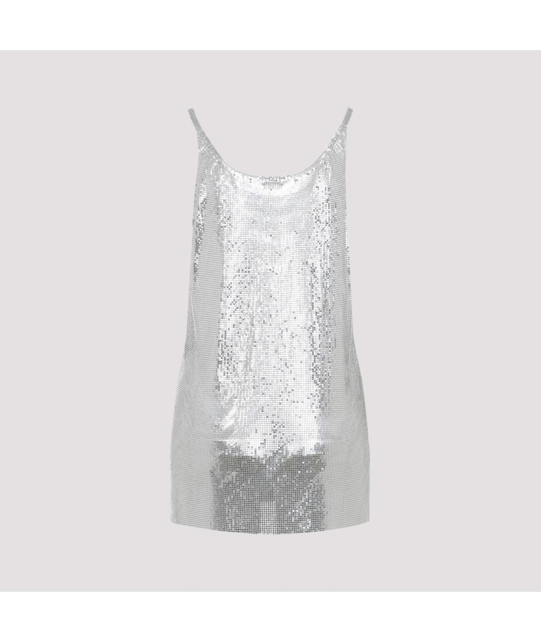 PACO RABANNE Серебряная блузы, фото 4