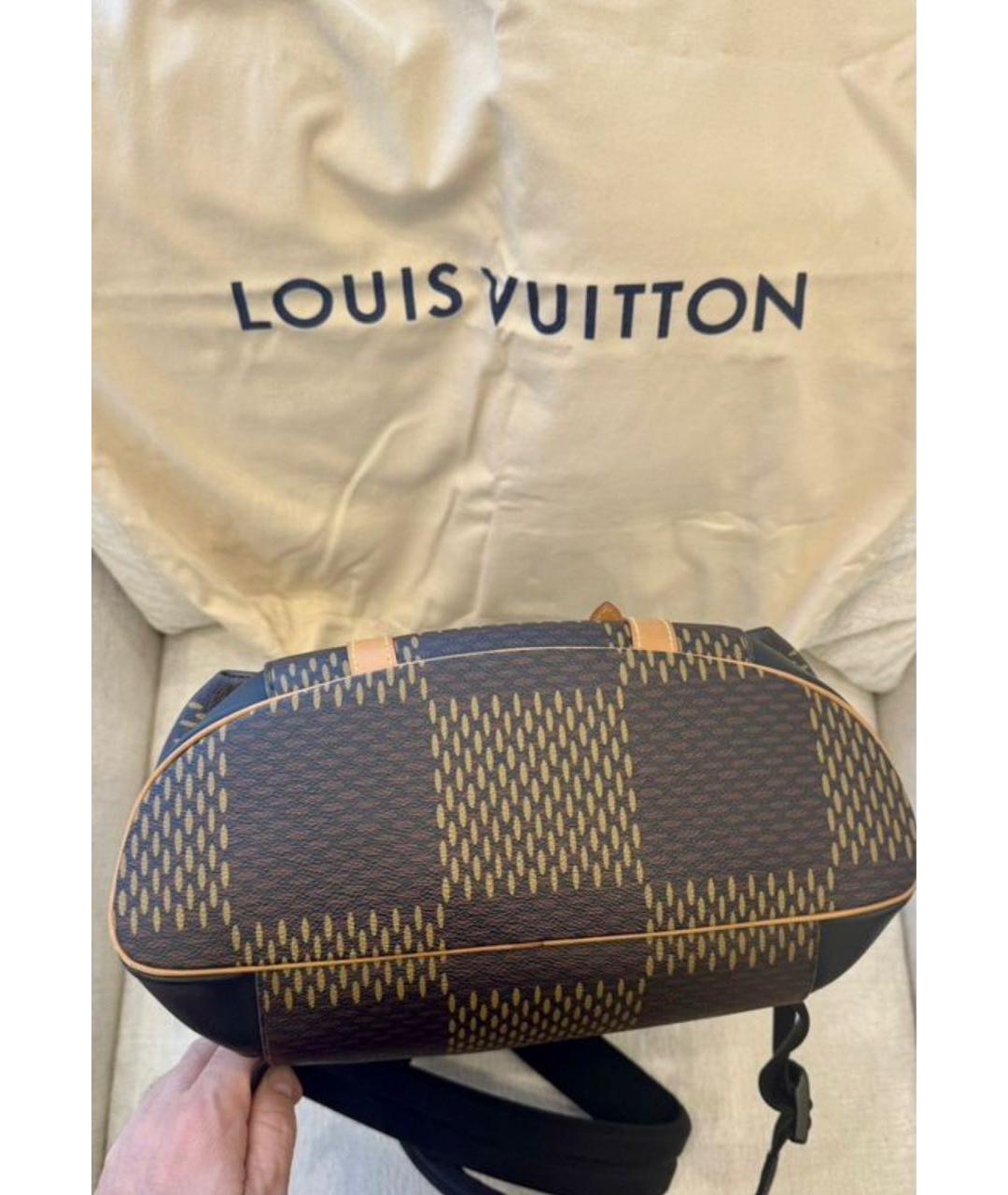 LOUIS VUITTON Коричневый рюкзак, фото 7