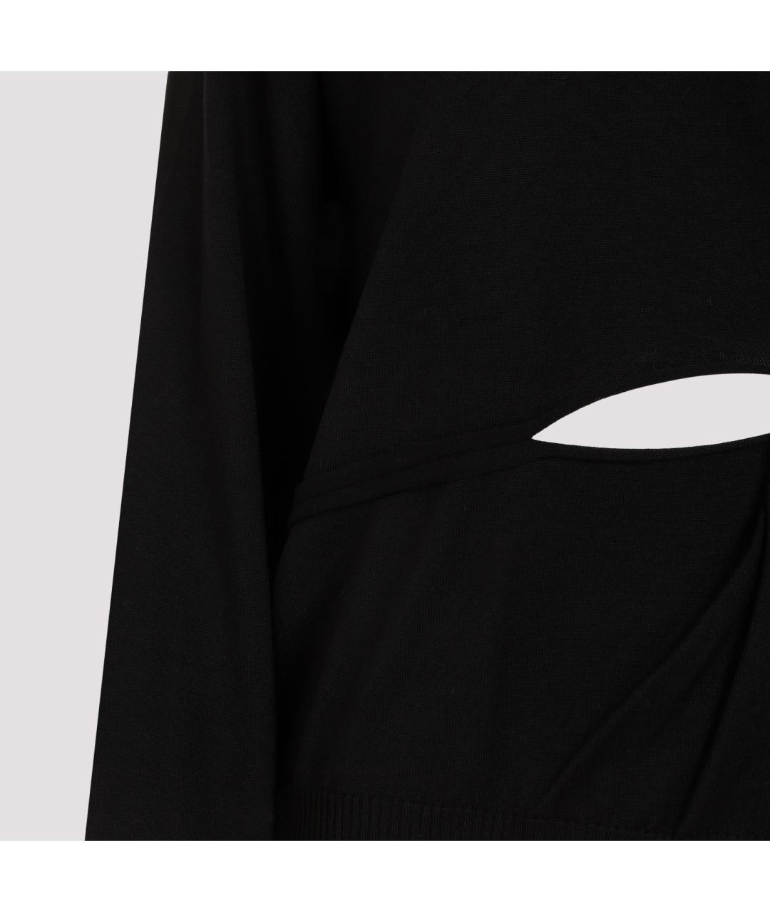 SPORTMAX Черный шерстяной джемпер / свитер, фото 6