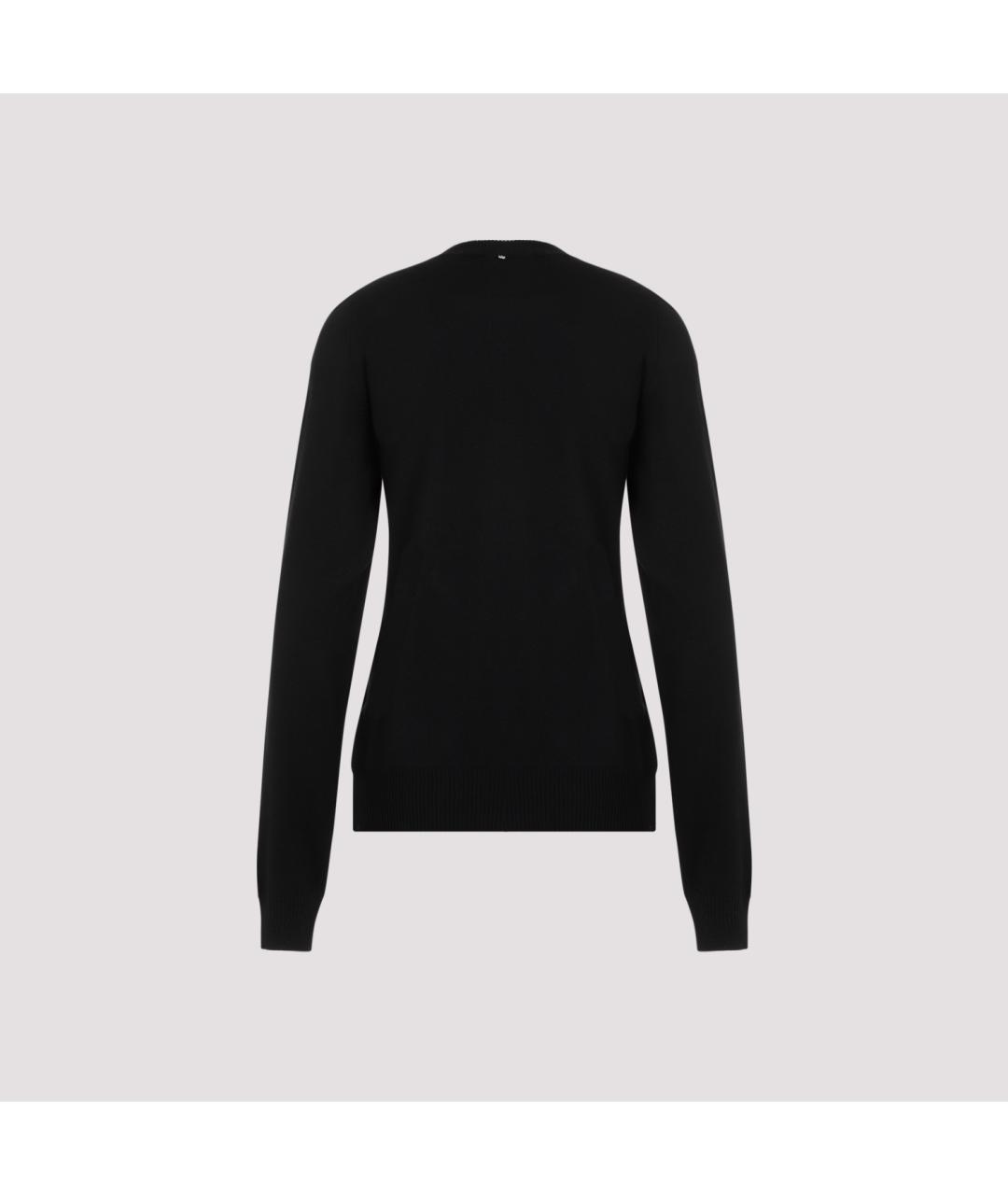SPORTMAX Черный шерстяной джемпер / свитер, фото 4