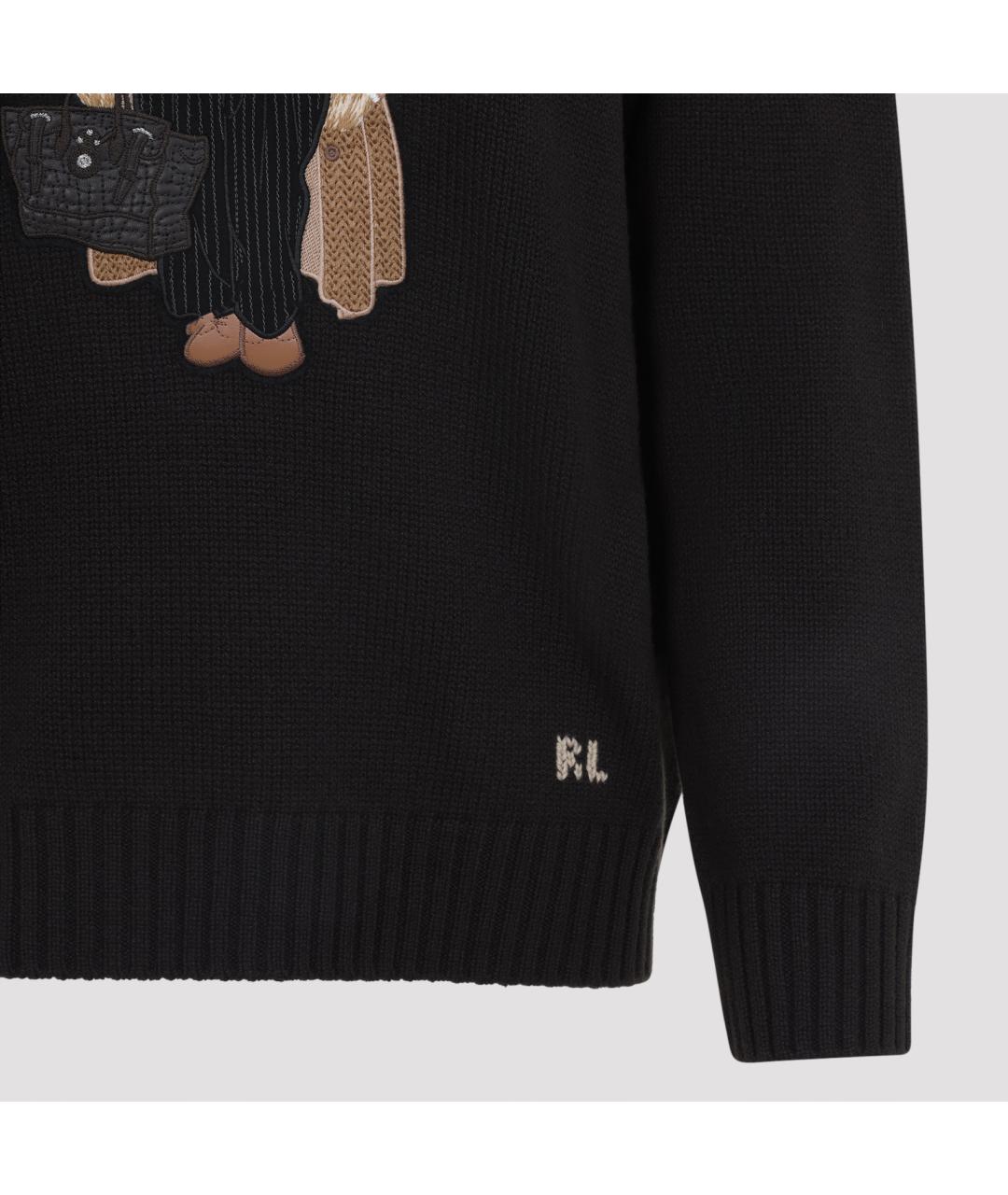 RALPH LAUREN Коричневый кашемировый джемпер / свитер, фото 5