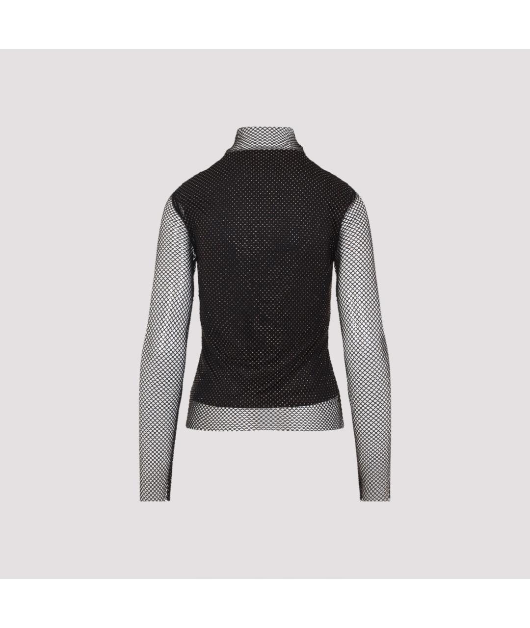 SPORTMAX Черная вискозная блузы, фото 2