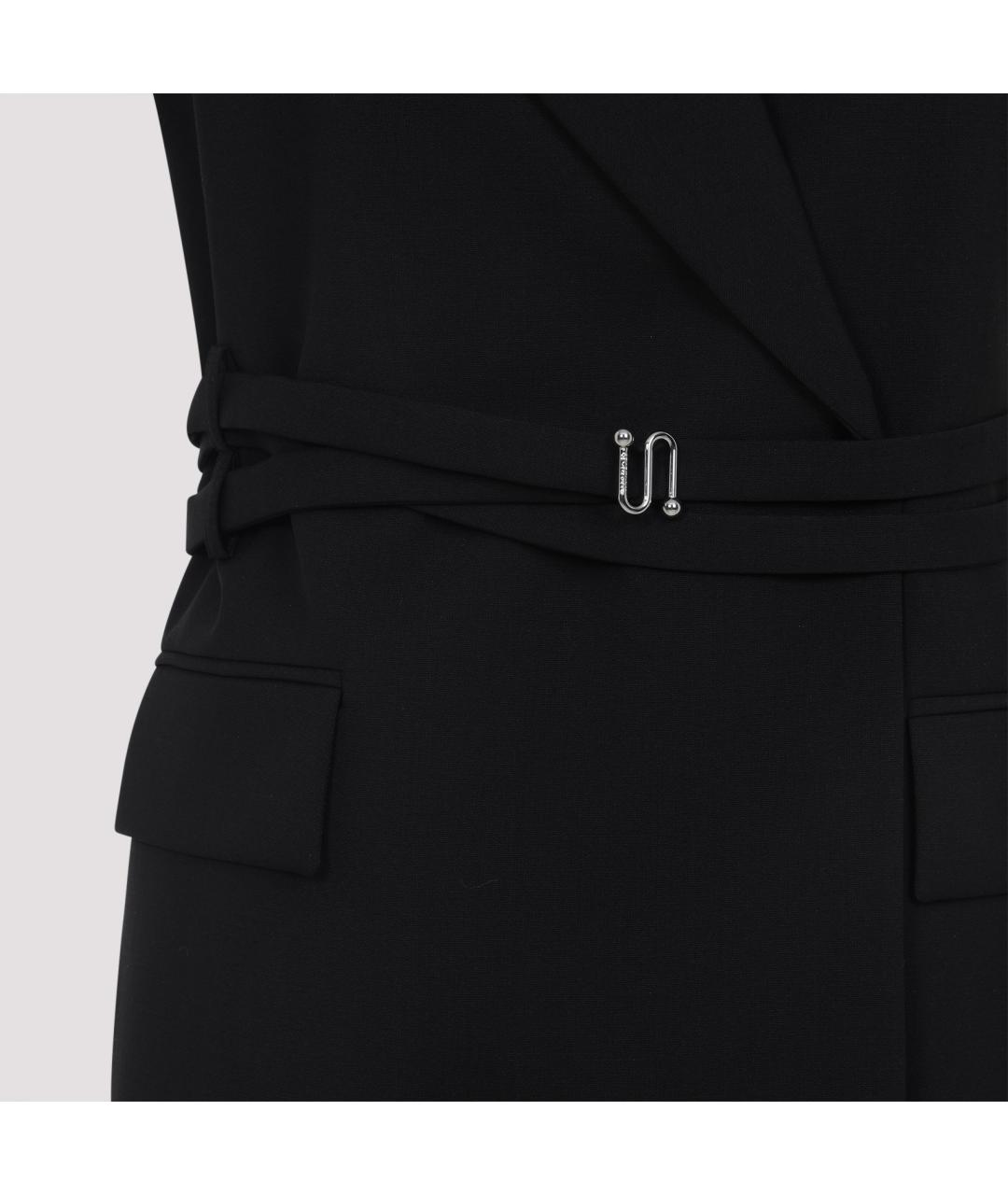 SPORTMAX Черный шерстяной жилет, фото 6
