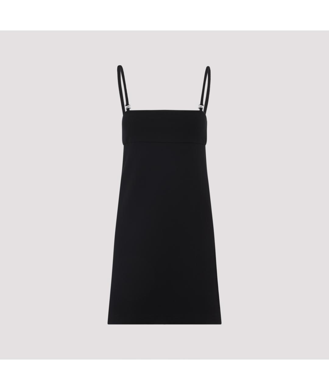 SPORTMAX Черное вискозное коктейльное платье, фото 2