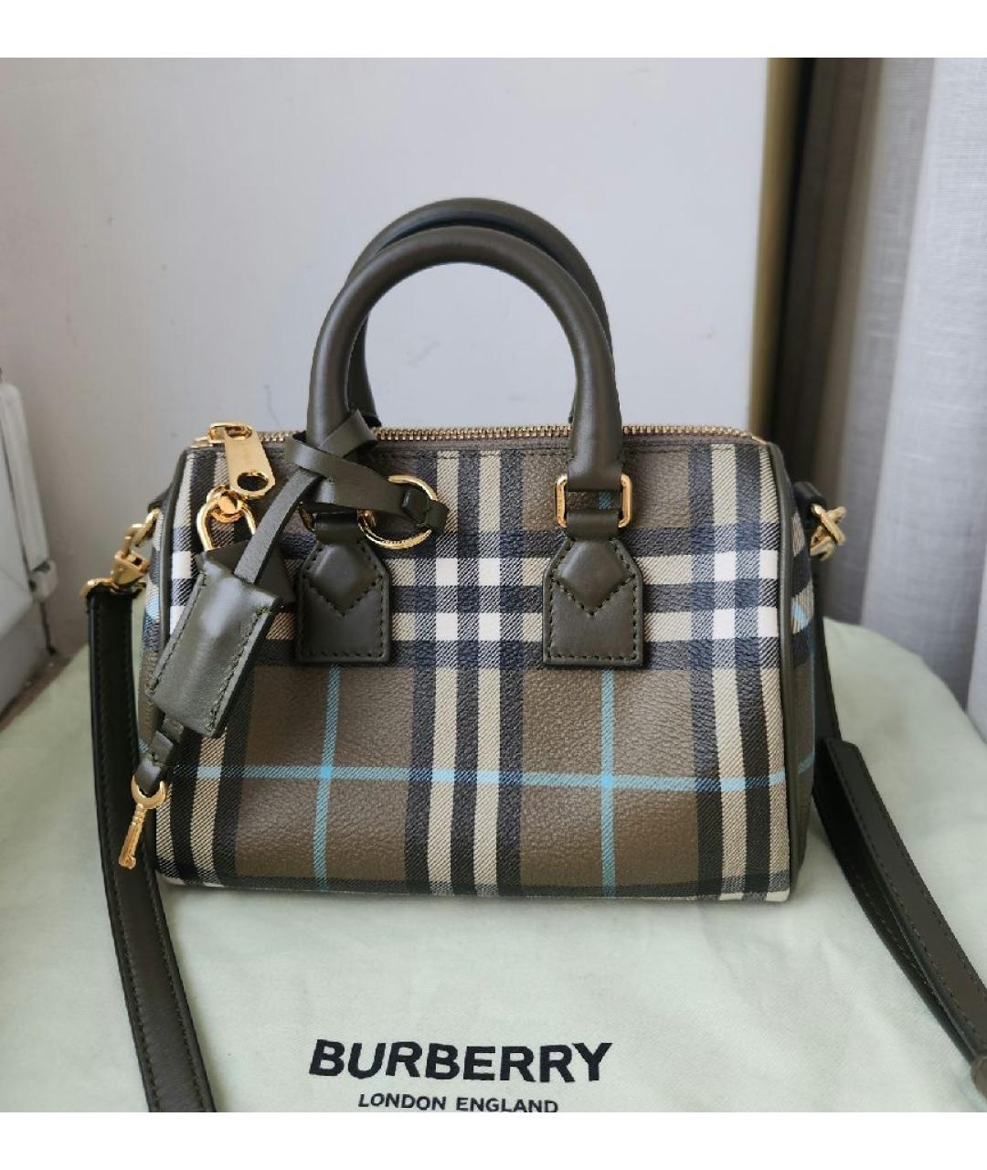 BURBERRY Кожаная сумка через плечо, фото 10