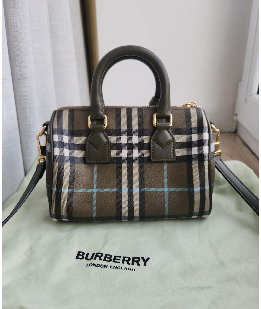 BURBERRY Кожаная сумка через плечо, фото 3