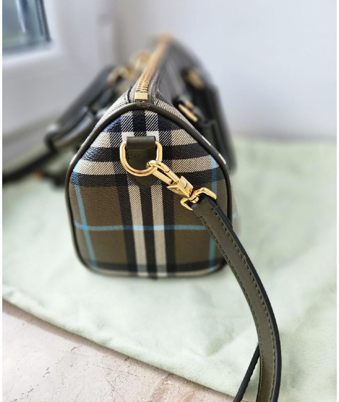 BURBERRY Кожаная сумка через плечо, фото 6