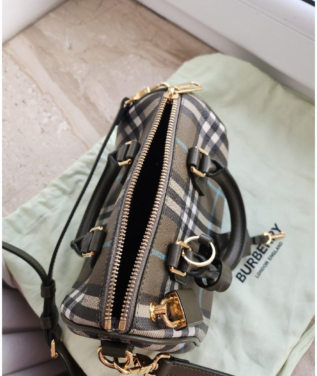 BURBERRY Кожаная сумка через плечо, фото 4