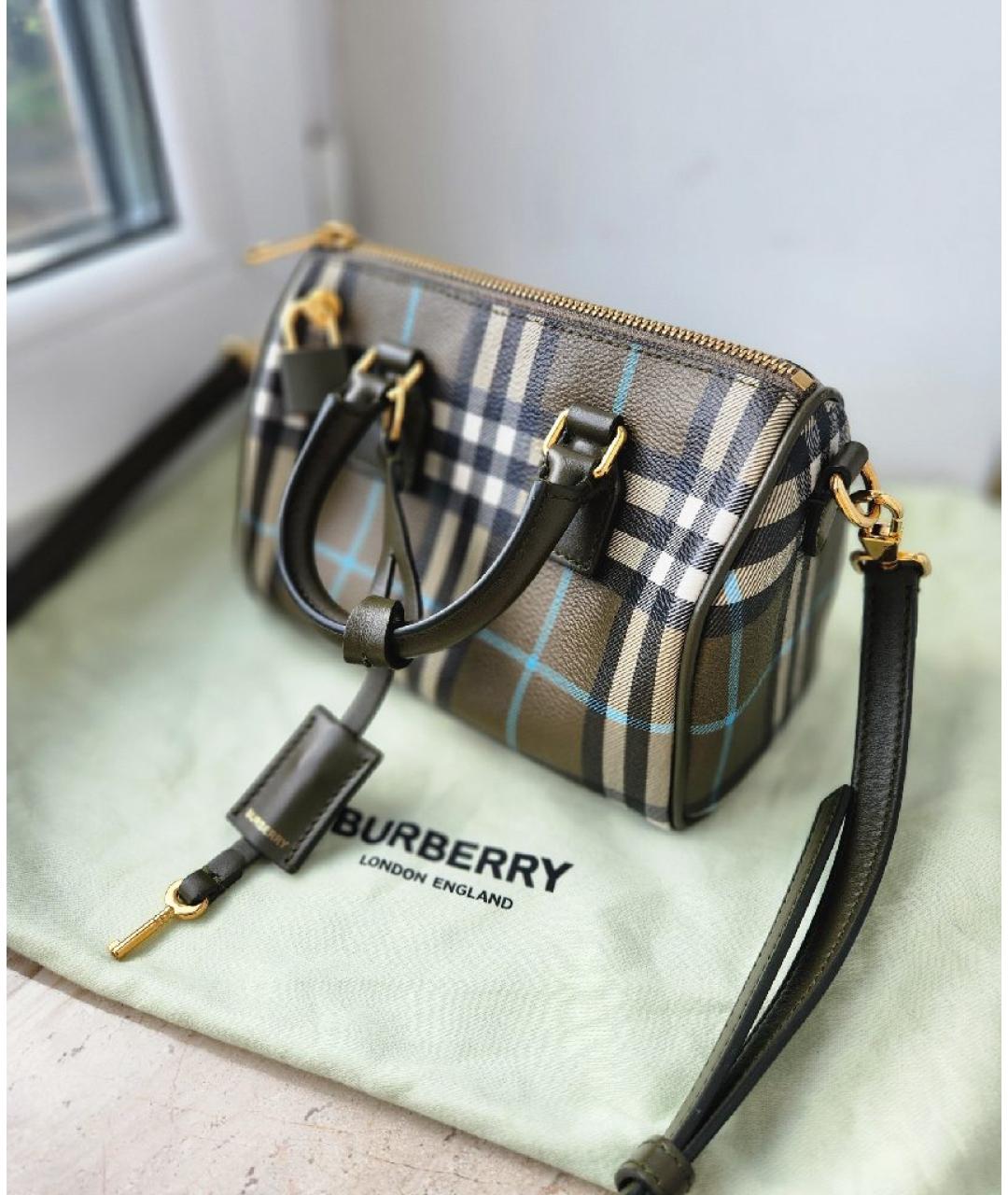 BURBERRY Кожаная сумка через плечо, фото 2