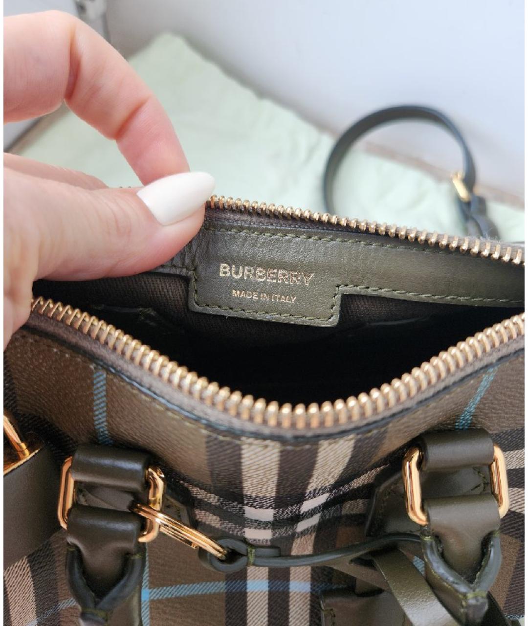 BURBERRY Кожаная сумка через плечо, фото 9