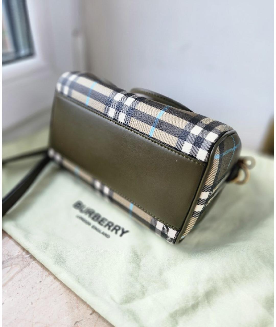 BURBERRY Кожаная сумка через плечо, фото 7