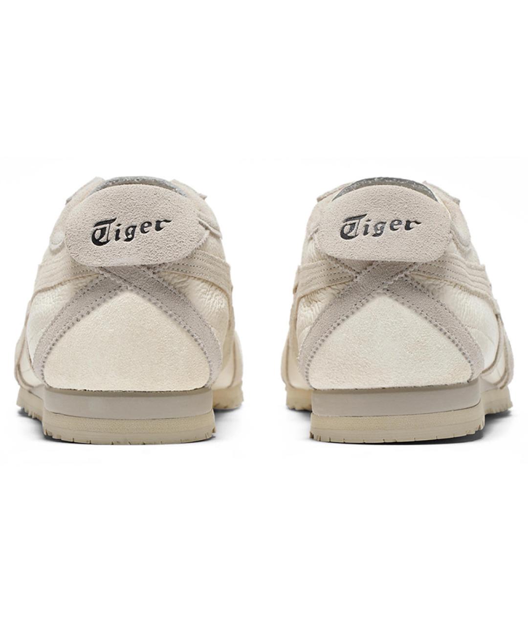 ONITSUKA TIGER Бежевые кожаные кеды, фото 5