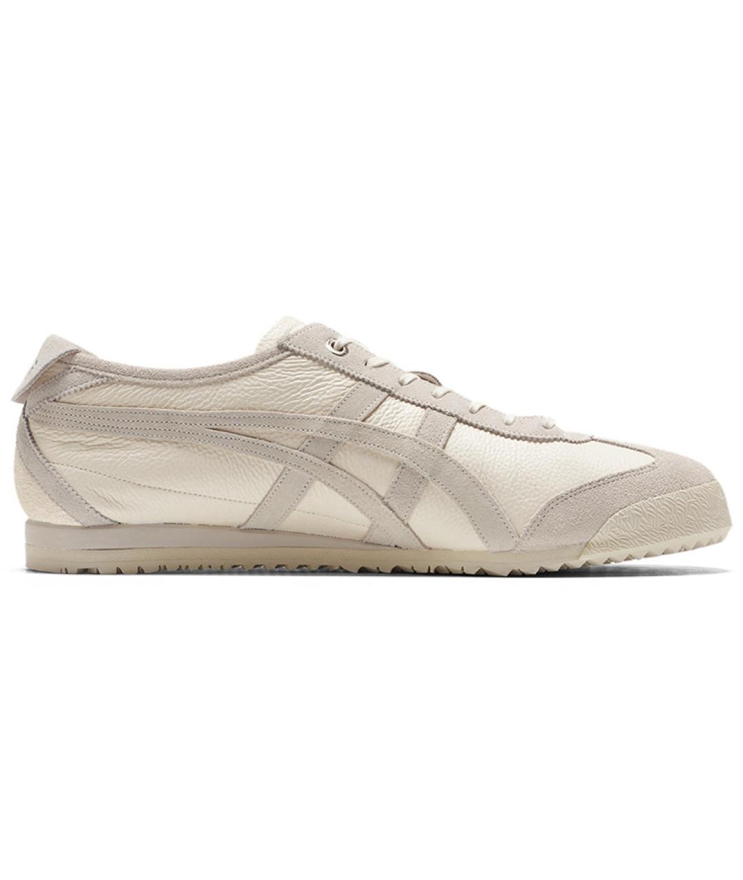 ONITSUKA TIGER Бежевые кожаные кеды, фото 1