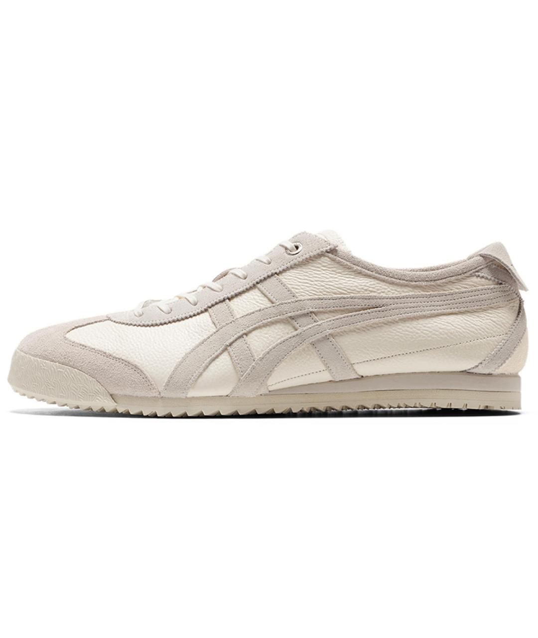 ONITSUKA TIGER Бежевые кожаные кеды, фото 2