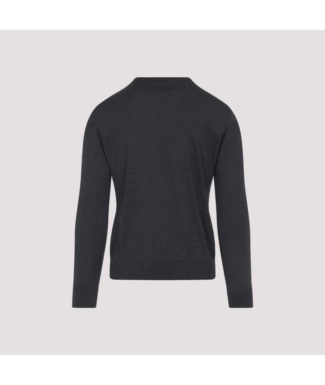 ZEGNA Серый кашемировый джемпер / свитер, фото 4