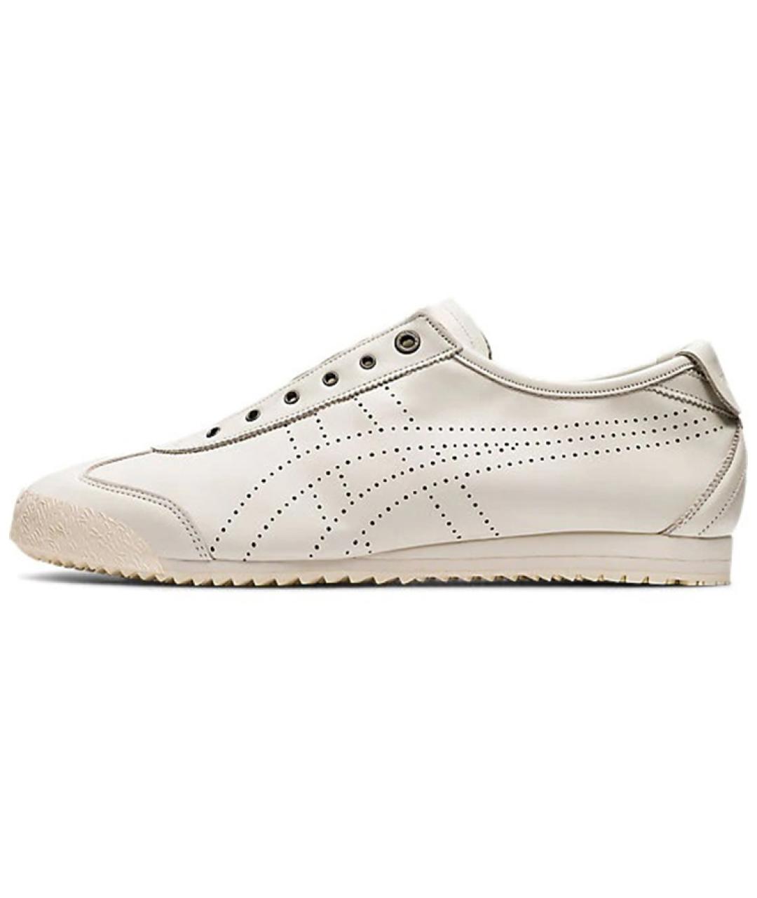 ONITSUKA TIGER Бежевые кожаные кроссовки, фото 2