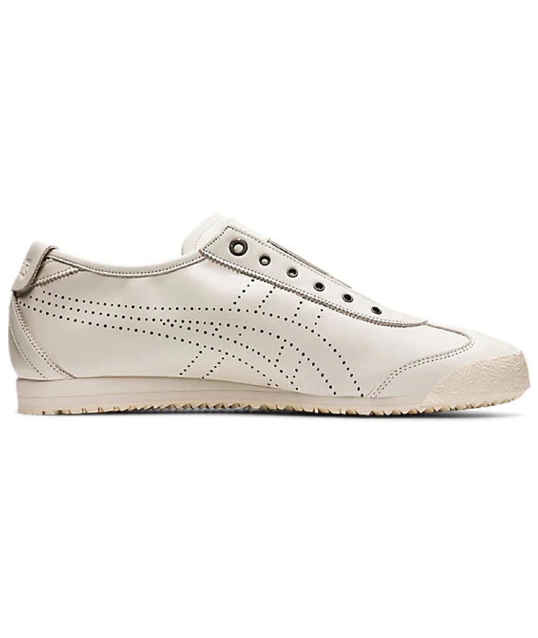 ONITSUKA TIGER Бежевые кожаные кроссовки, фото 1