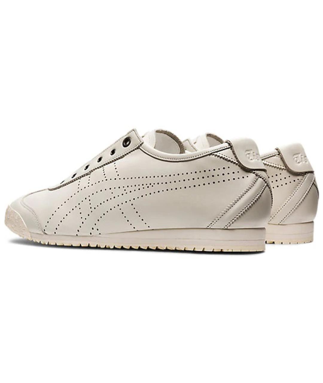 ONITSUKA TIGER Бежевые кожаные кроссовки, фото 6