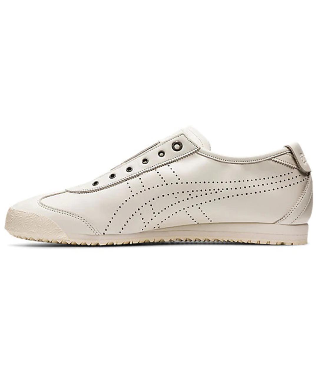 ONITSUKA TIGER Бежевые кожаные кроссовки, фото 3