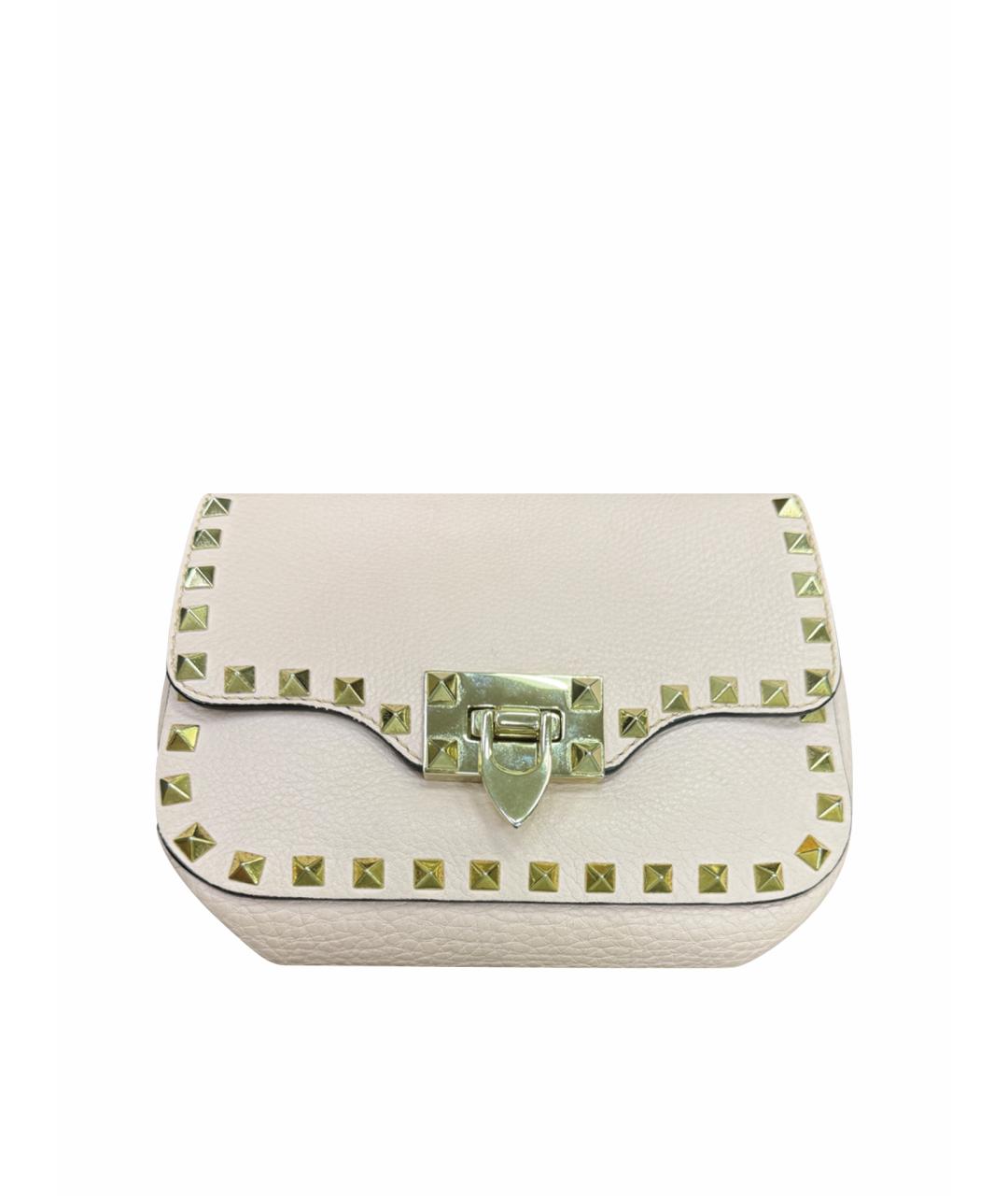 VALENTINO Розовая кожаная сумка через плечо, фото 1